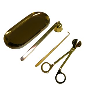 Zestaw do pielęgnacji świec 4w1 - Gold