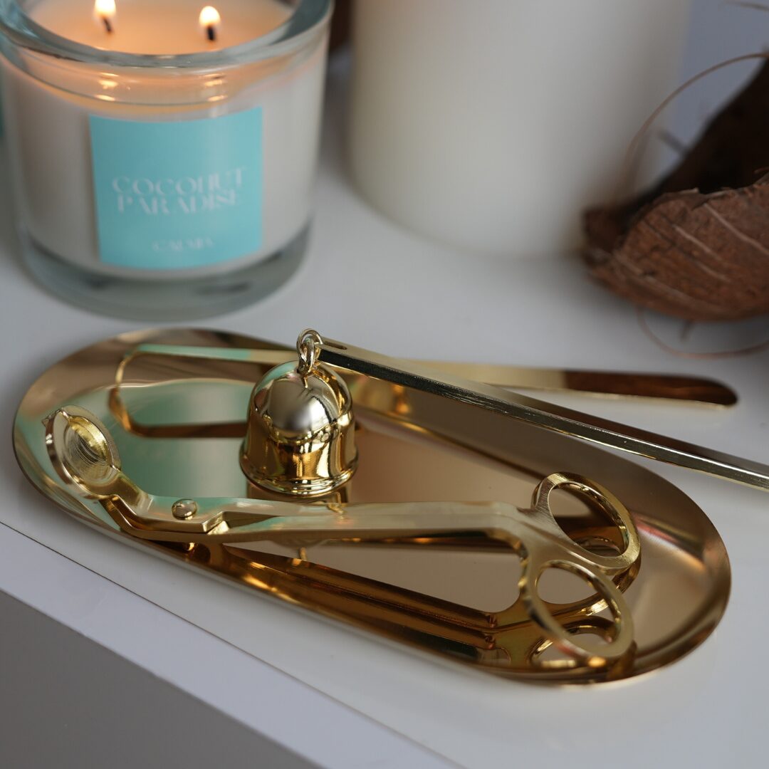 Zestaw do pielęgnacji świec 4w1 - Gold - obrazek 3